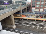 Looking down at station & Mineola Blvd.